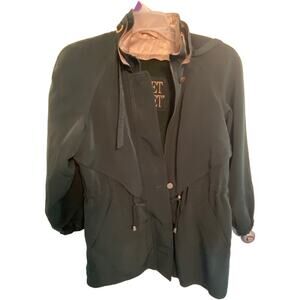 FLEET STREET Jacket Womens Size M Petite Full Zipper Front All Weather lined